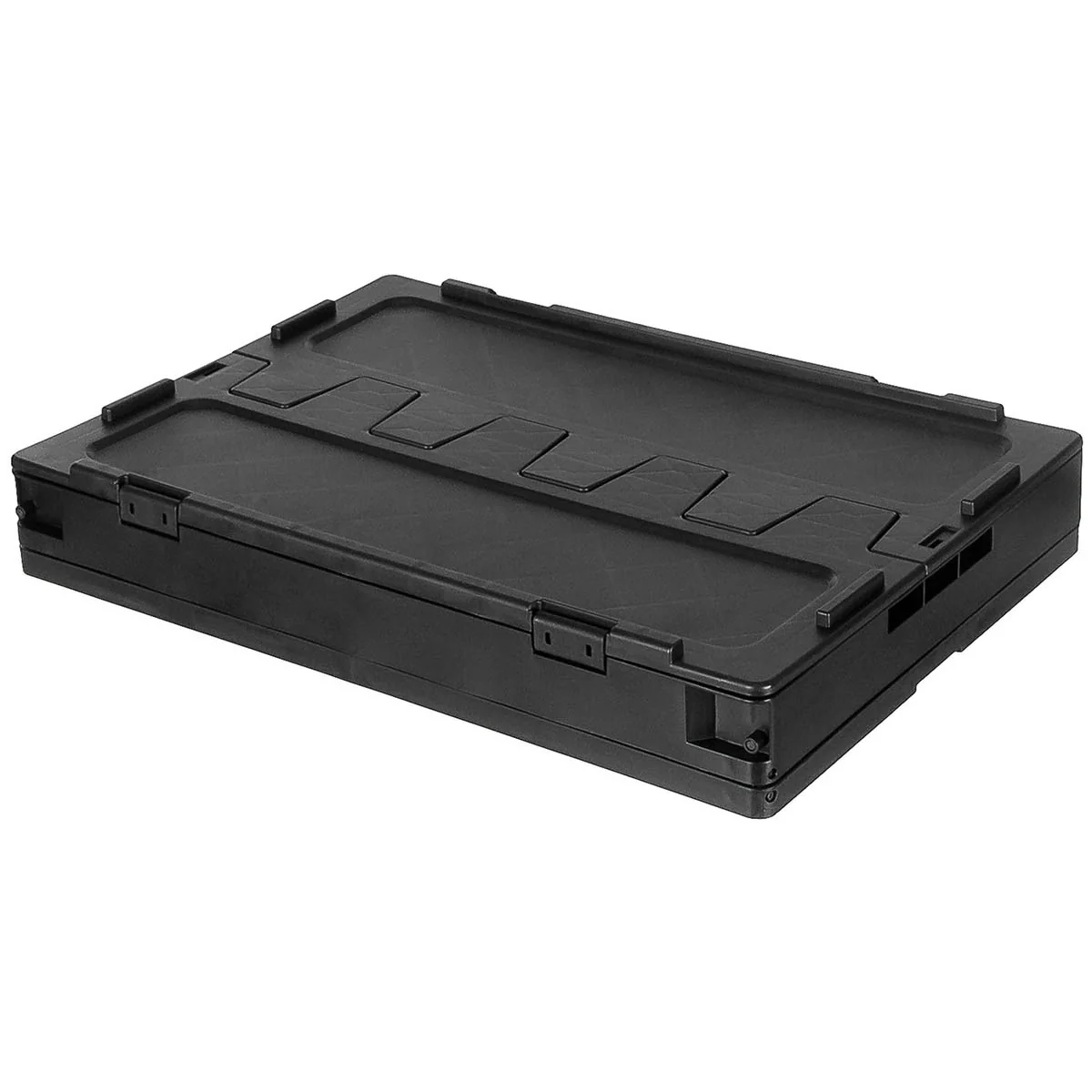 Foldbar plastkasse 60L - Sort - Billede 5