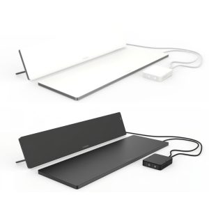 Etherma LAVA® DESK ZONE DUO – Hvid/Sort – 50/90W