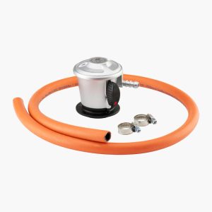 Gasregulator inkl. 80 cm. godkendt slange
