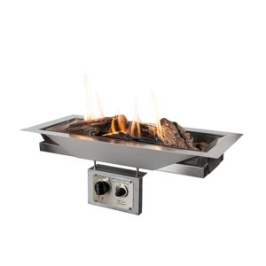 Indbygningsbrænder til ildbord – Gas – 12 kW/17,5 kW – Rektangulær