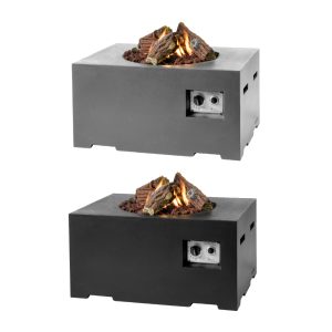 Happy Cocooning Rektangulært Ildbord – 12kW
