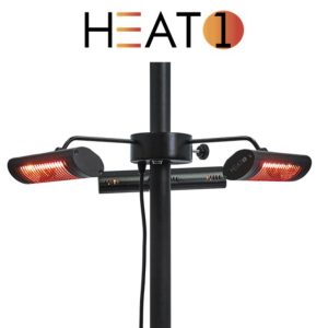 HEAT1 ECO high-line Parasolmodel – 2000W – Infrarød ULG+