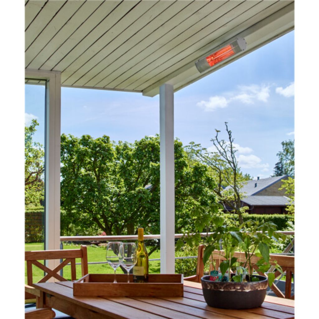 Hortus Vægmodel – 1500W – Infrarød Halogen – Sølv – DEMO - Billede 4