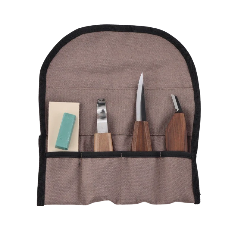 Snittesæt - 5 dele med Tool Roll I Canvas - Billede 5