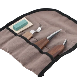 Snittesæt - 5 dele med Tool Roll I Canvas