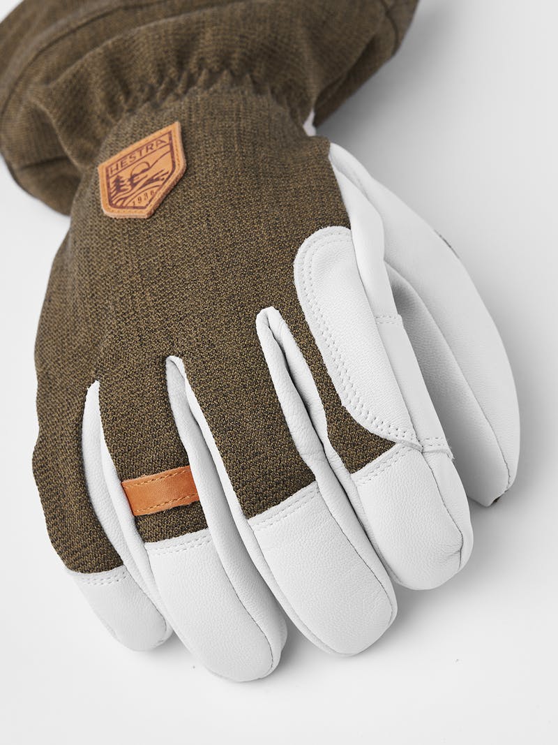 Hestra Army Leather Patrol Gauntlet Olive - Billede 3