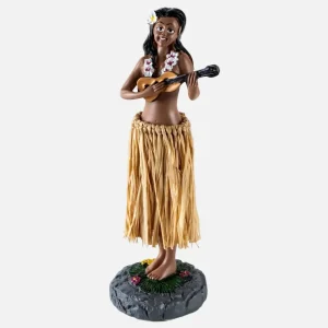 Devoted Hawaiian Hula Dashboard Girl